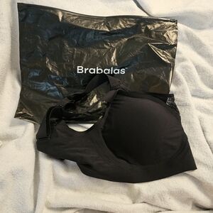 Brabalas Ultimate Comfort Black Seamless Size 34 Wireless Tshirt Bra 34A 34B 34C